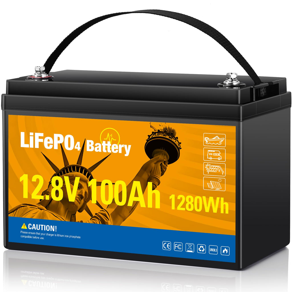 12.8V 100Ah LiFePO4 Lithium Battery A163422