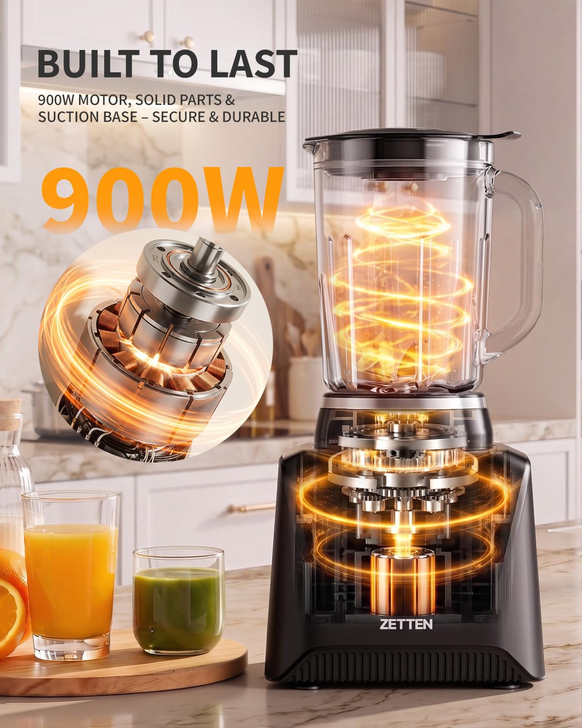 900W Black Food Processor & Blender Combo F829627