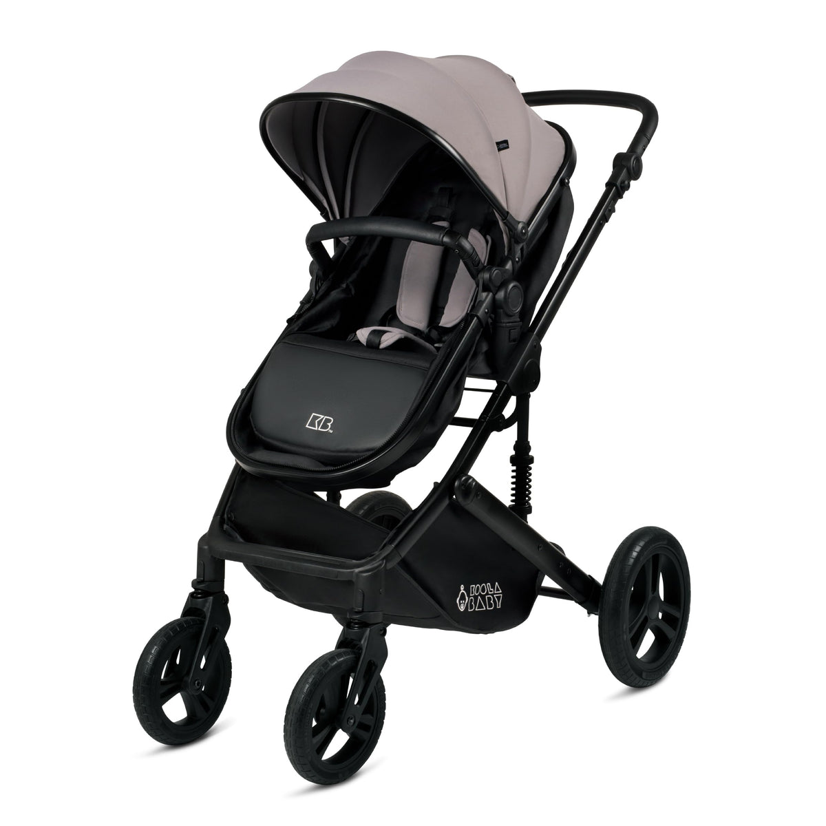 2-in-1 Foldable Baby Stroller with Extendable Canopy Q696770