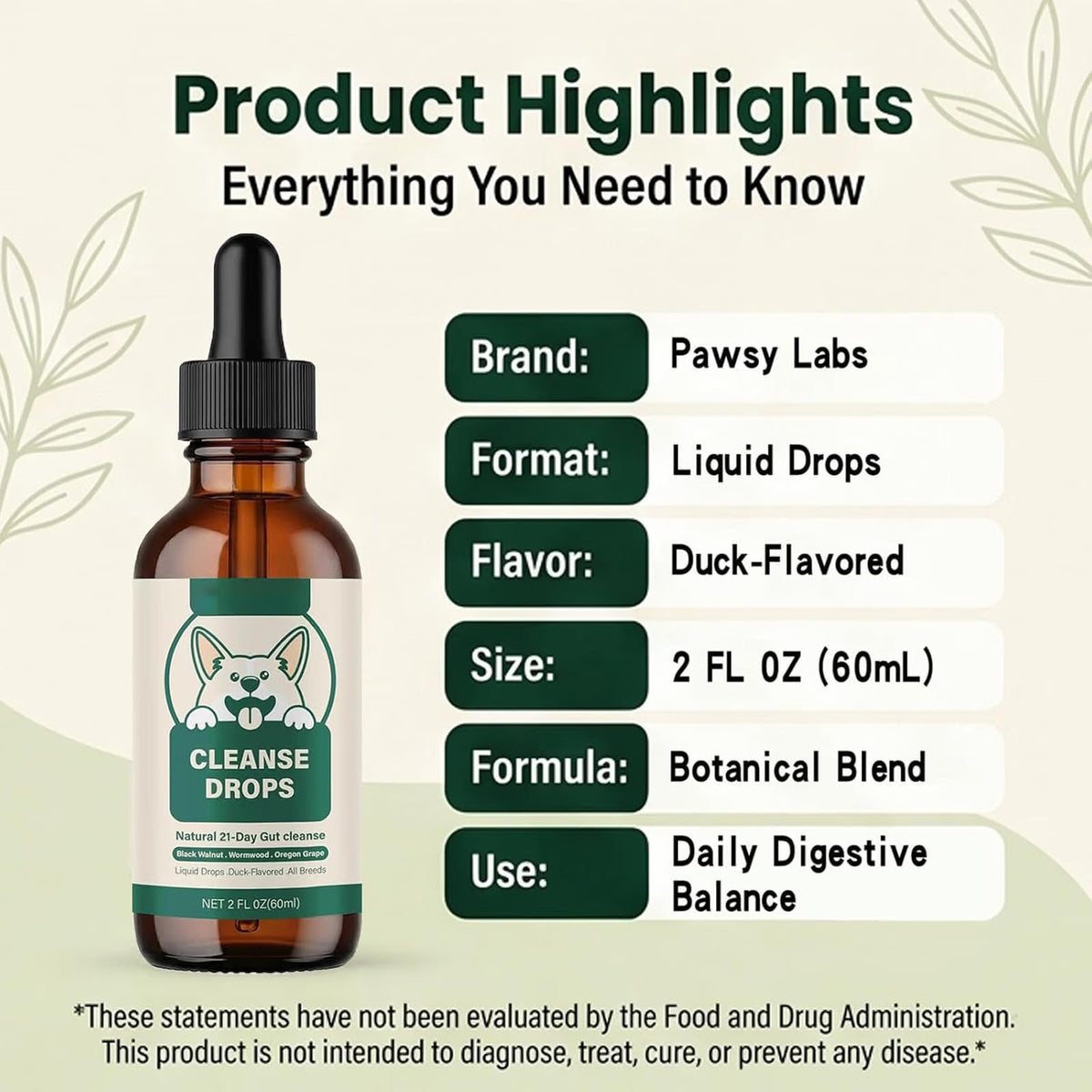 Triple Probiotics Supplement Drops 60 ML D8398