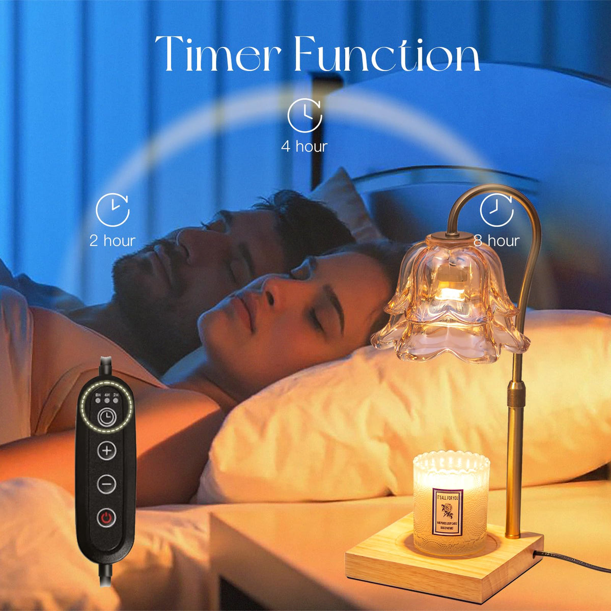 Candle Warmer Lamp with Timer H864384