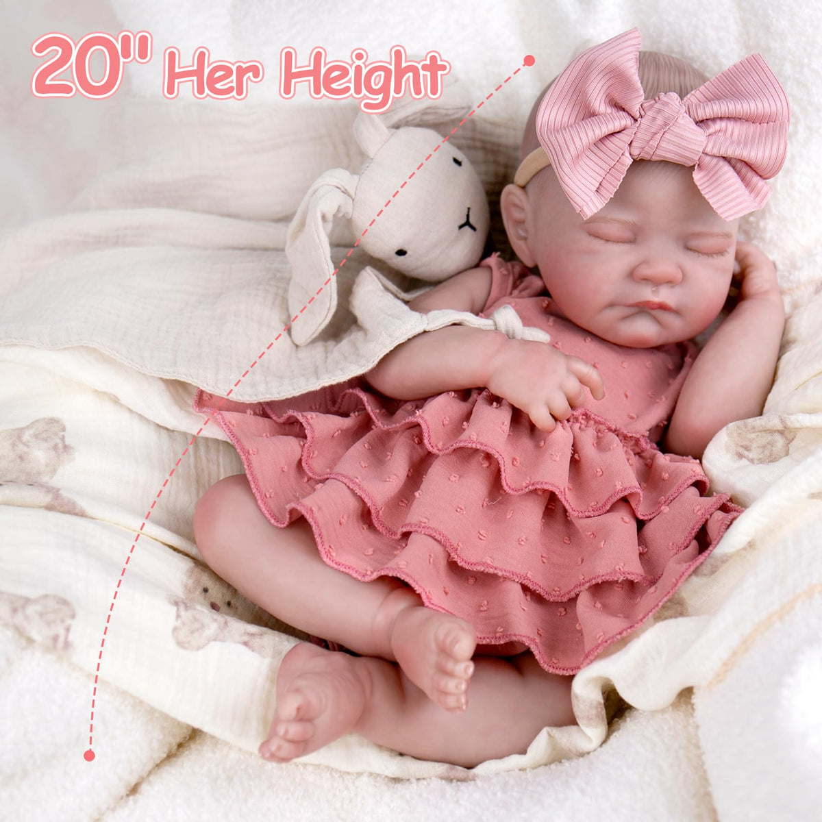 Realistic Reborn Baby Dolls 20" S832