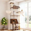 Wooden Cat Tree with Large Platforms D9800