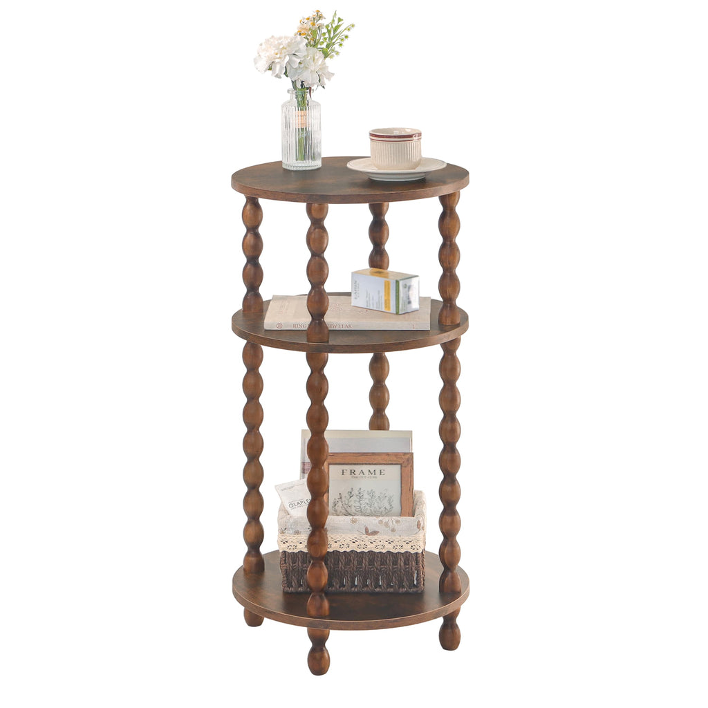 Small 3-Tier Round Side Table M5143