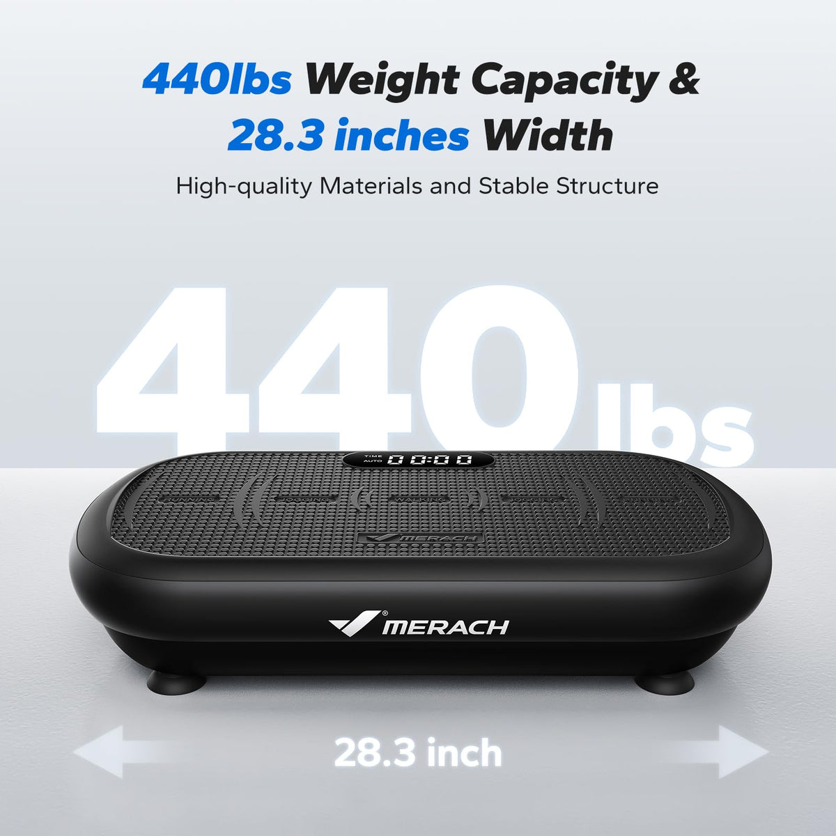 Vibration Plate Exercise Machine with 440lbs Capacity E3881