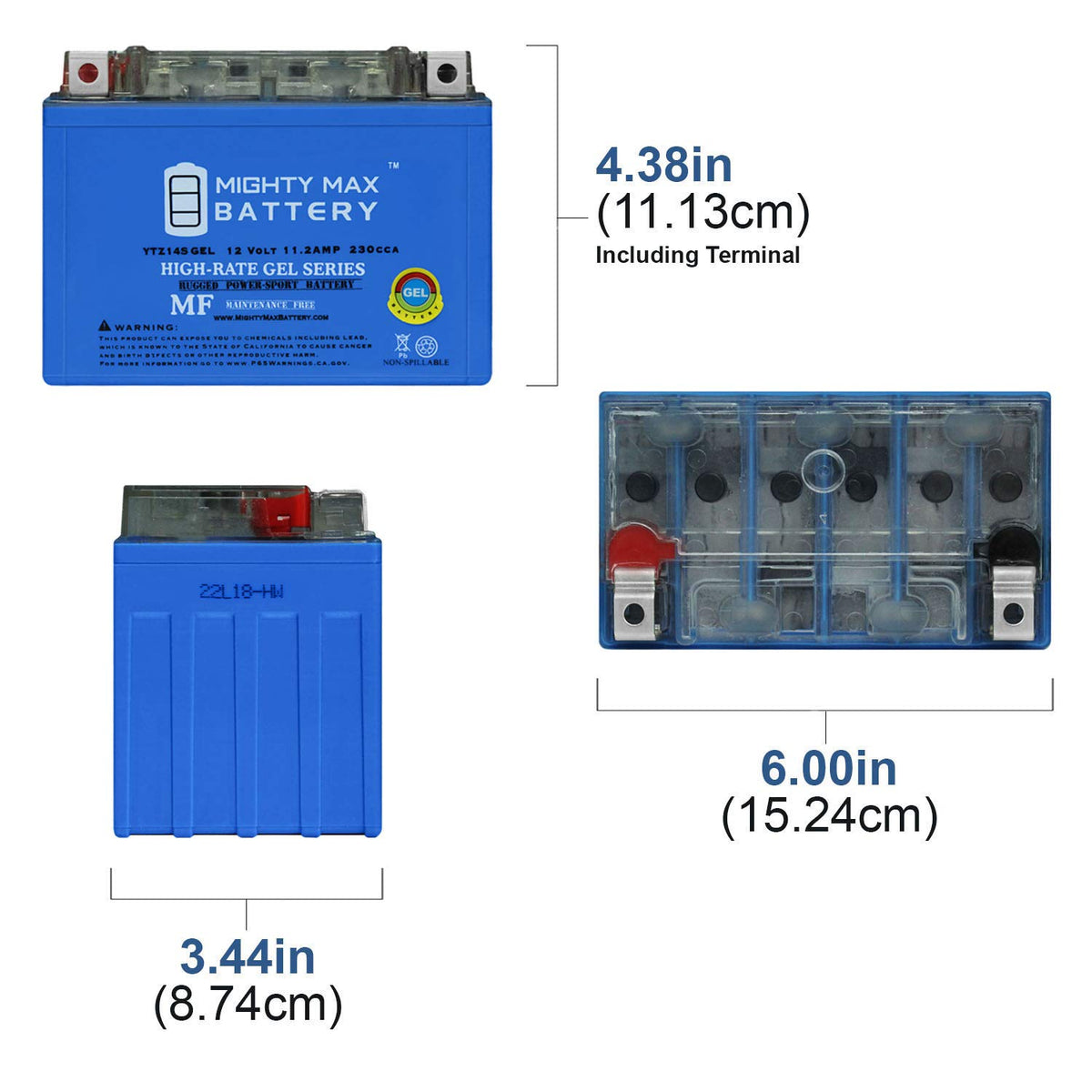 12V 11.2AH Replacement Battery 2 Pack G94978