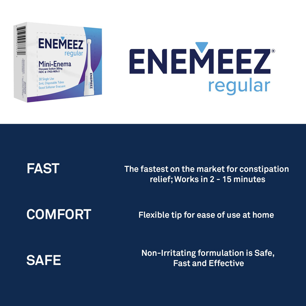 Docusate Sodium Mini Enema 283mg 30 Count L645