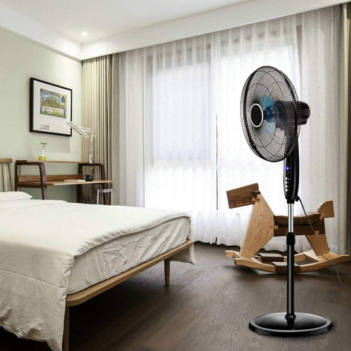 16" Oscillating Pedestal Fan with Remote Control P1490
