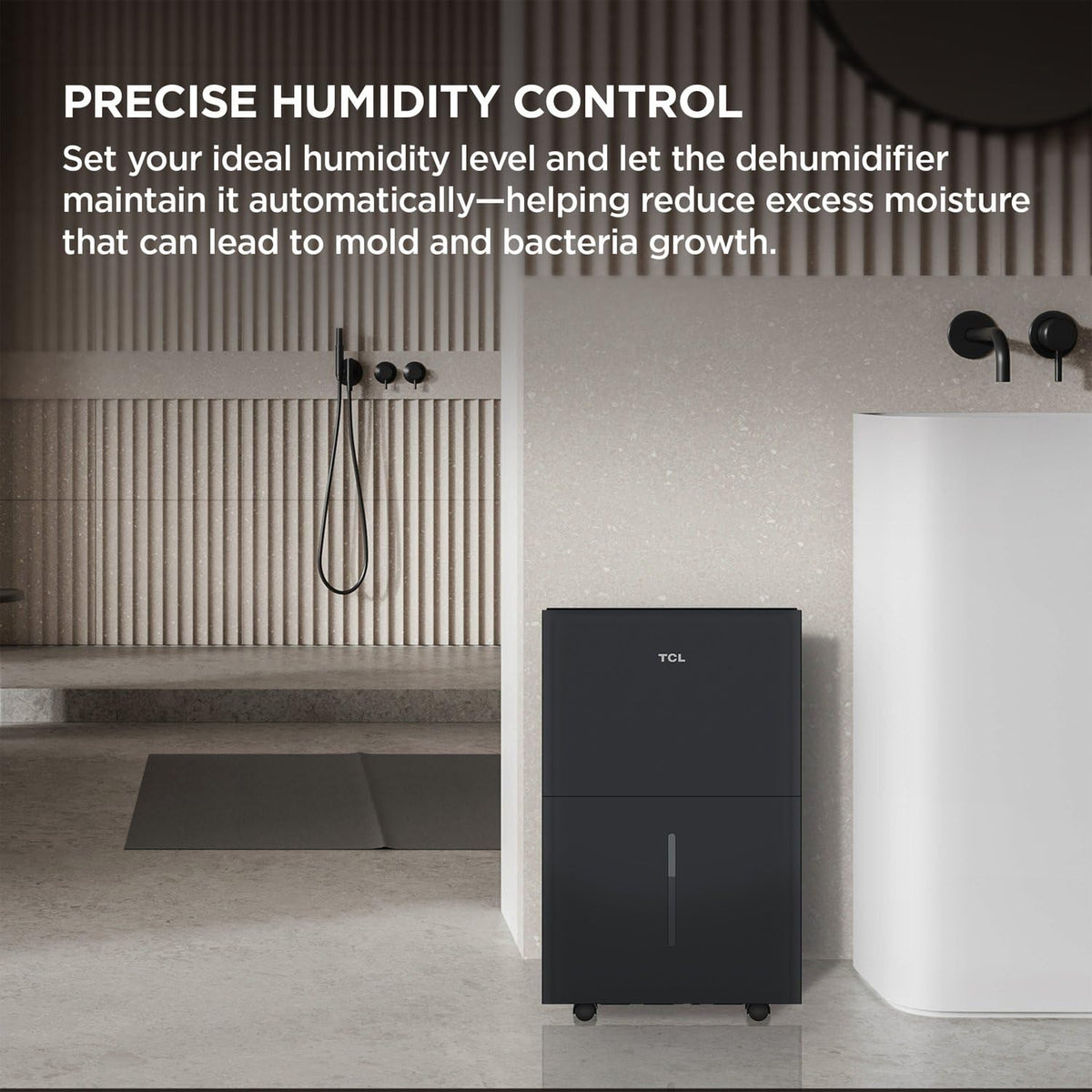 50-Pint Portable Smart Dehumidifier with Pump D373353