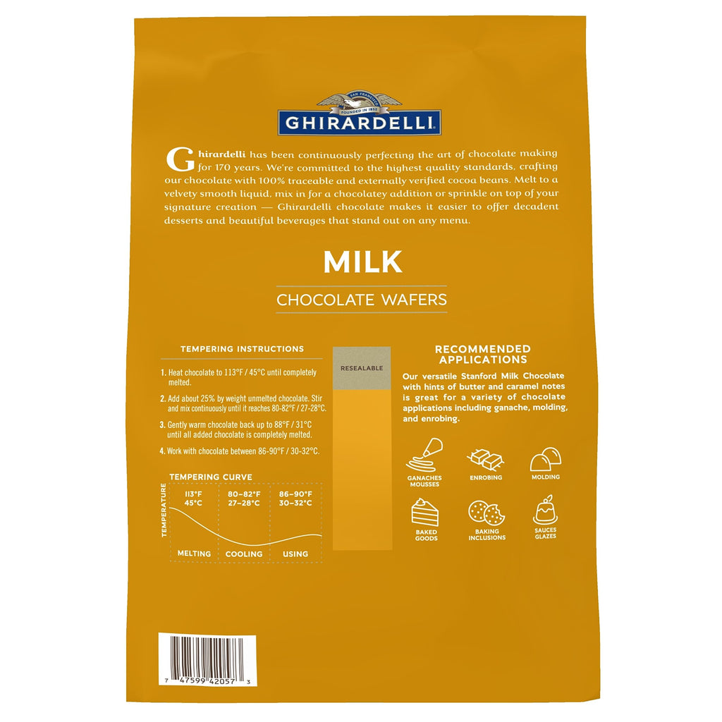 Milk Chocolate Wafers 5lb Bag W9294