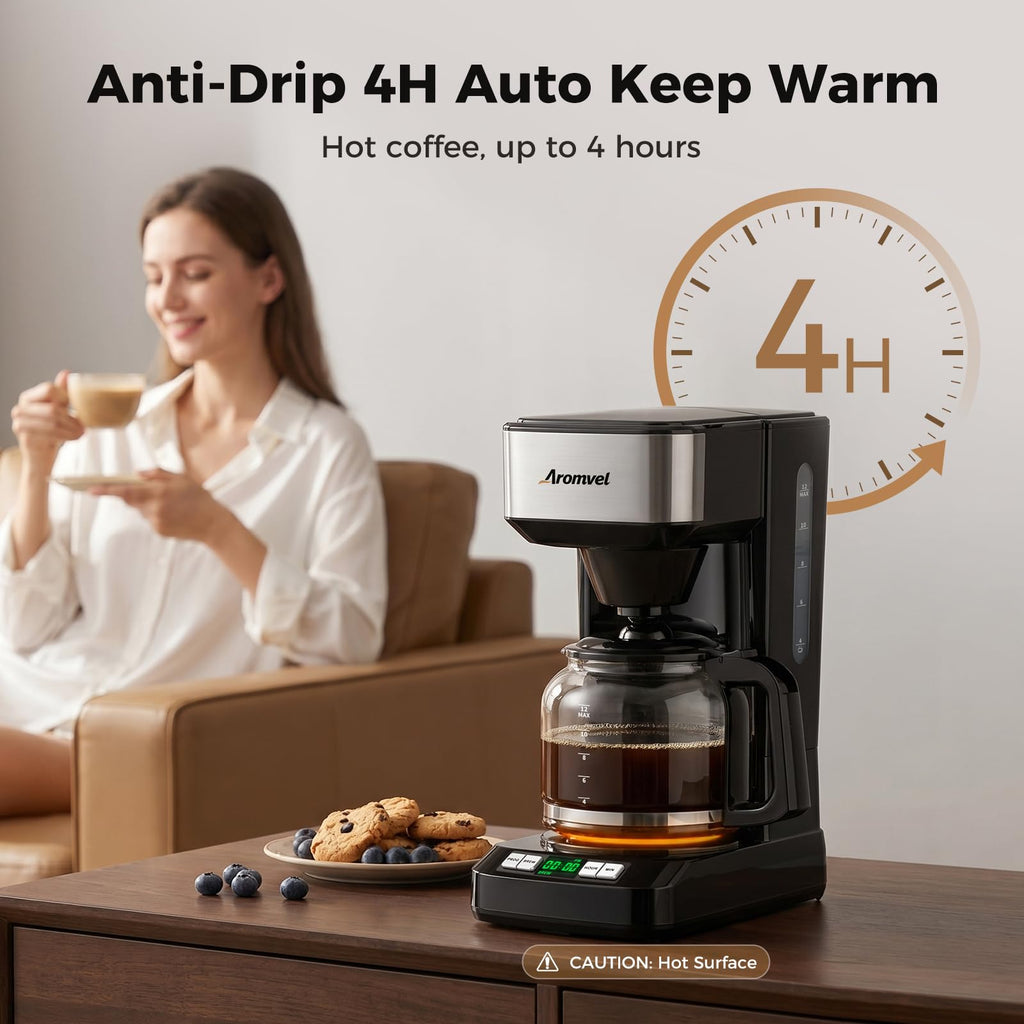 12 Cup Coffee Maker with LED Display X5898