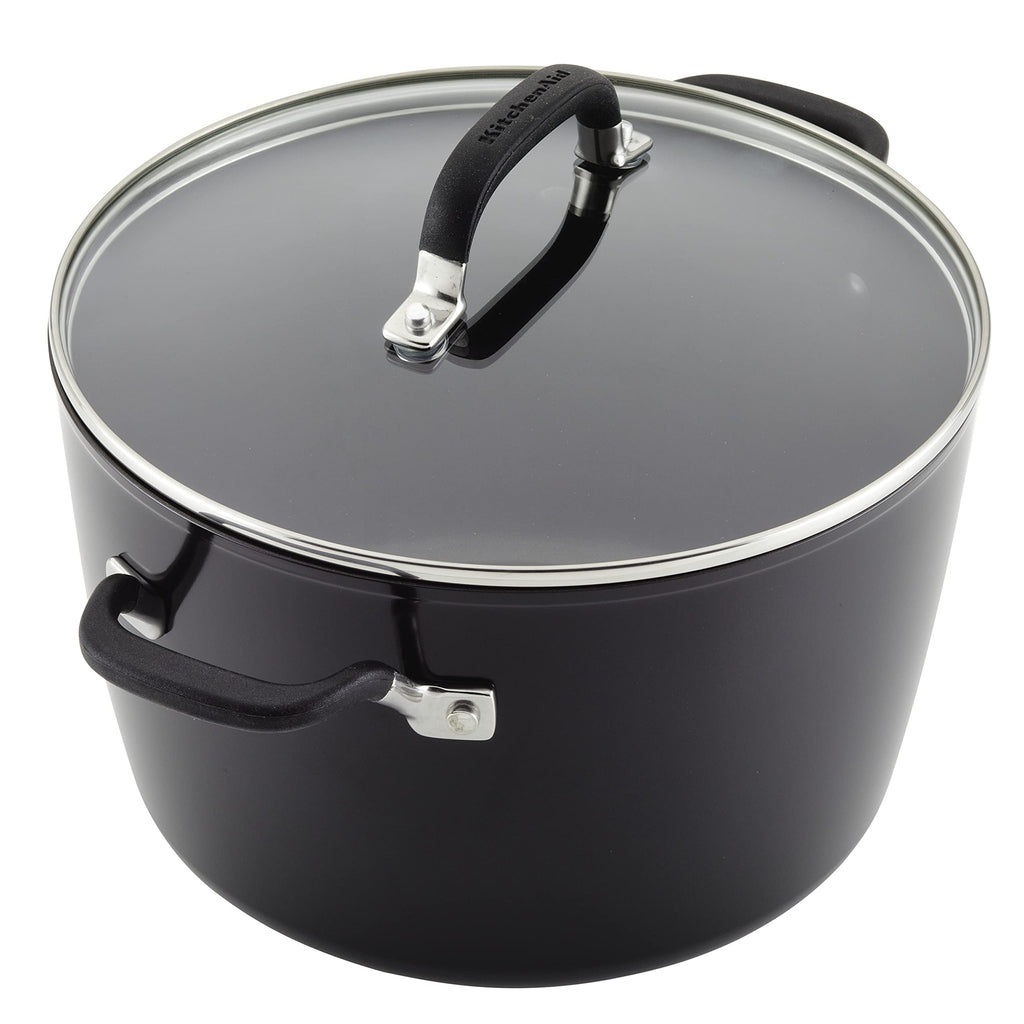 Hard Anodized Nonstick 8-Quart Stock Pot with Lid E263
