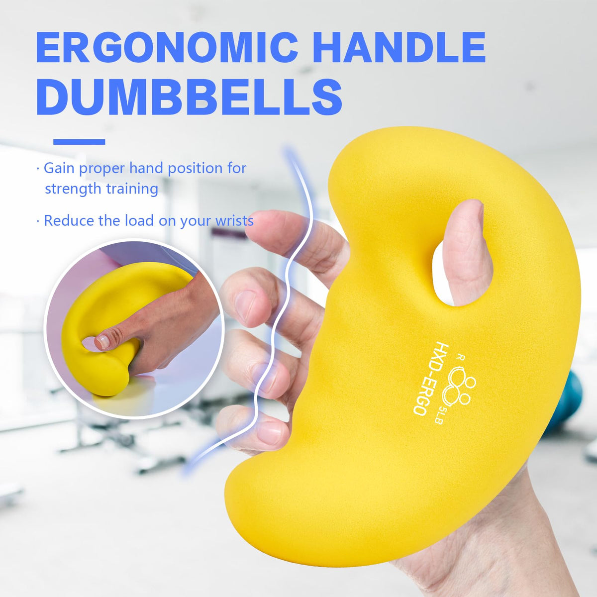 Ergonomic Dumbbells Weights Set A2053