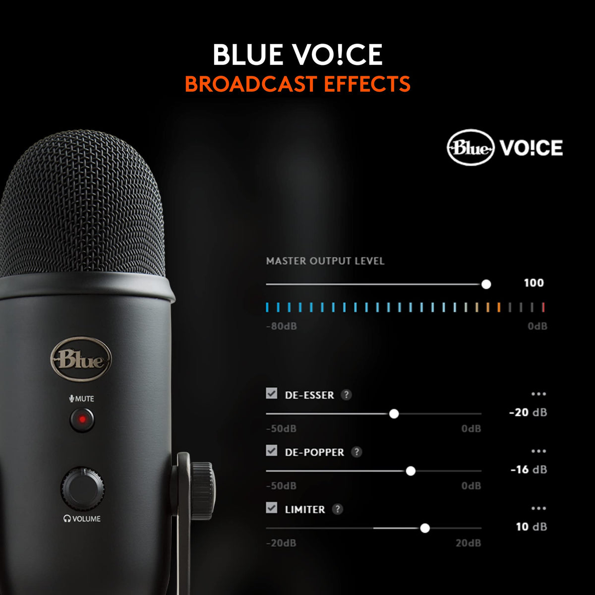 USB Condenser Microphone with 4 Pickup Patterns D631275
