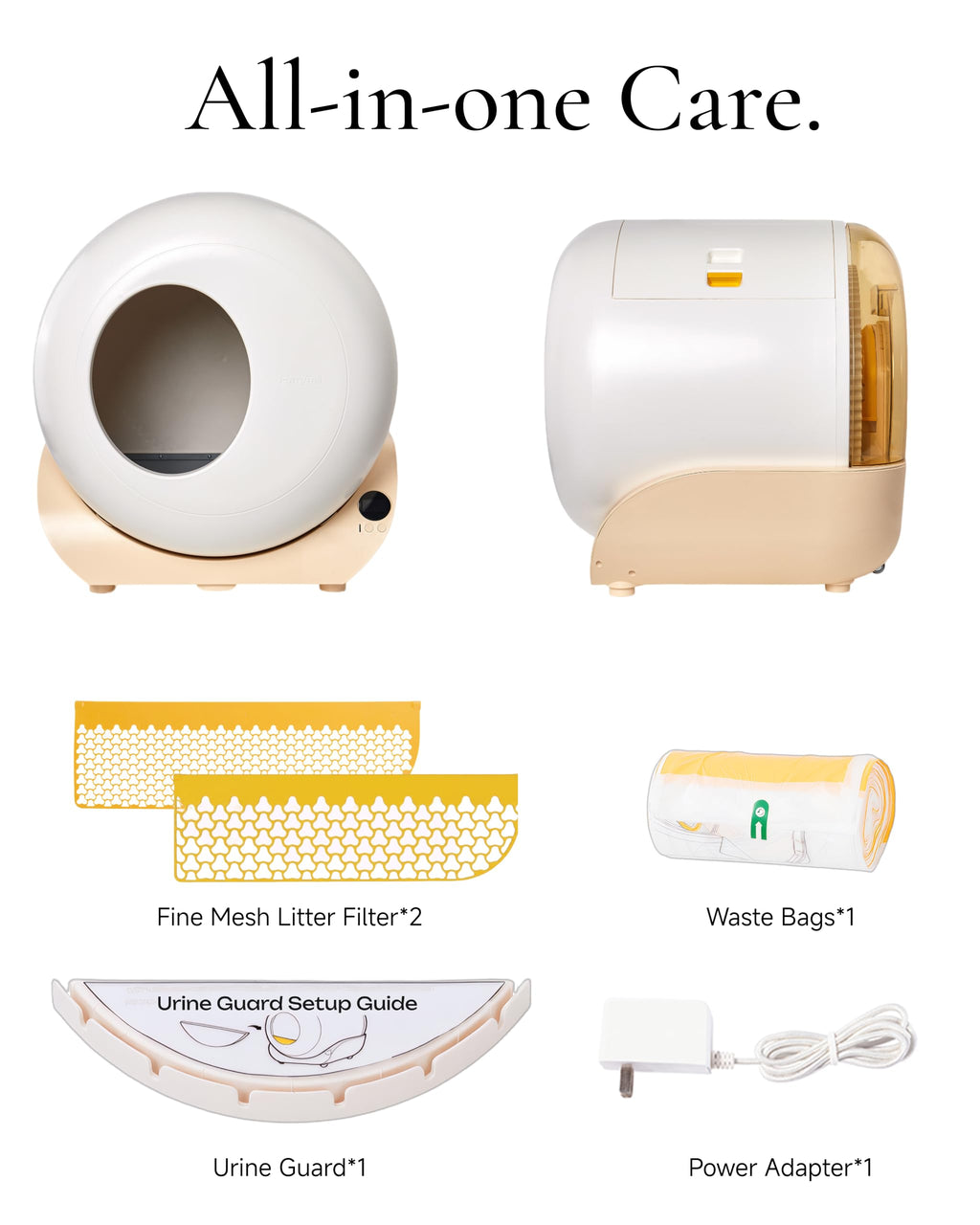 Automatic Self Cleaning Litter Box with Night Light P8149