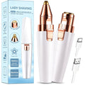 2 in 1 Electric Facial Hair Removal with LED Light A76716