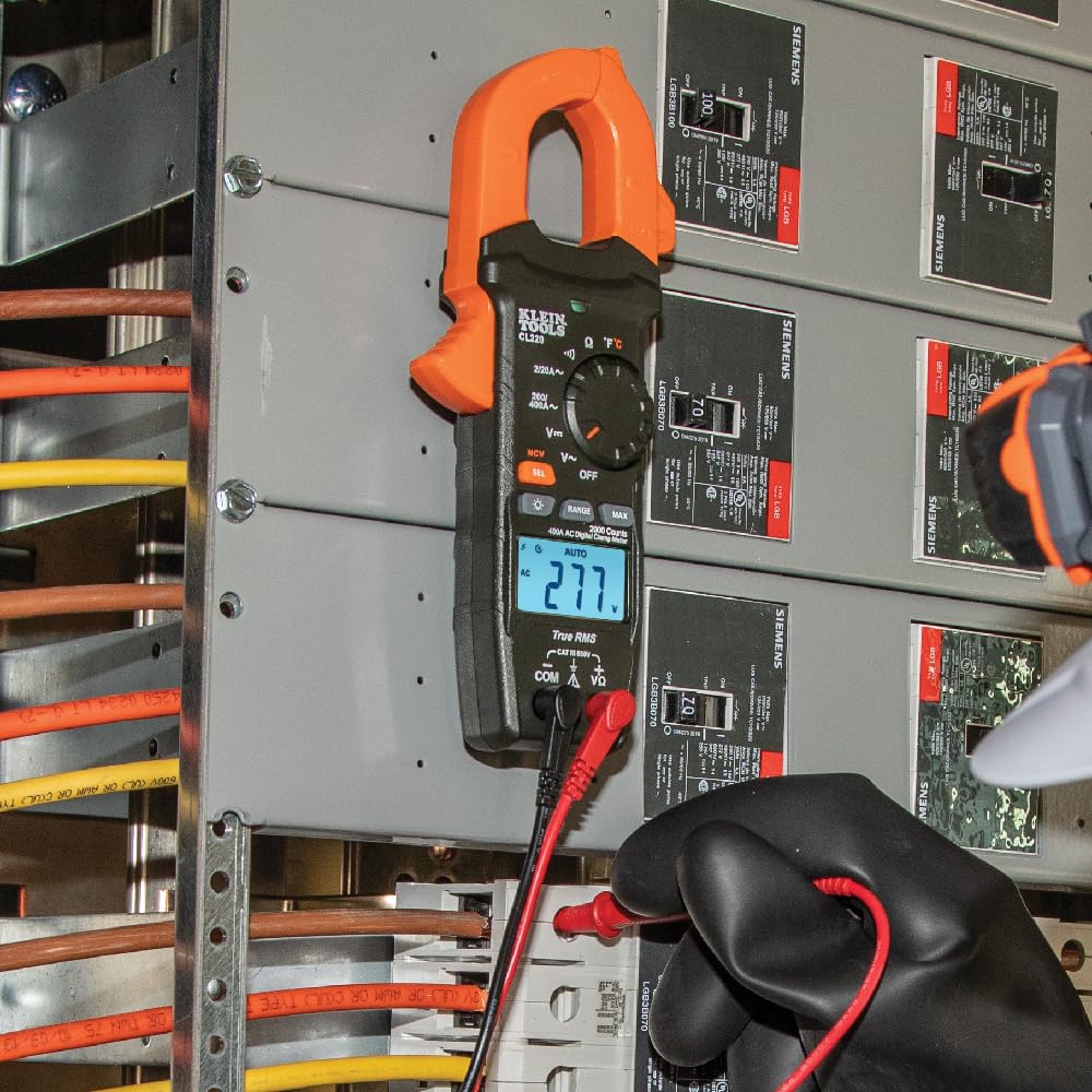 Digital Clamp Meter, Auto-Ranging 400 Amp AC P27460