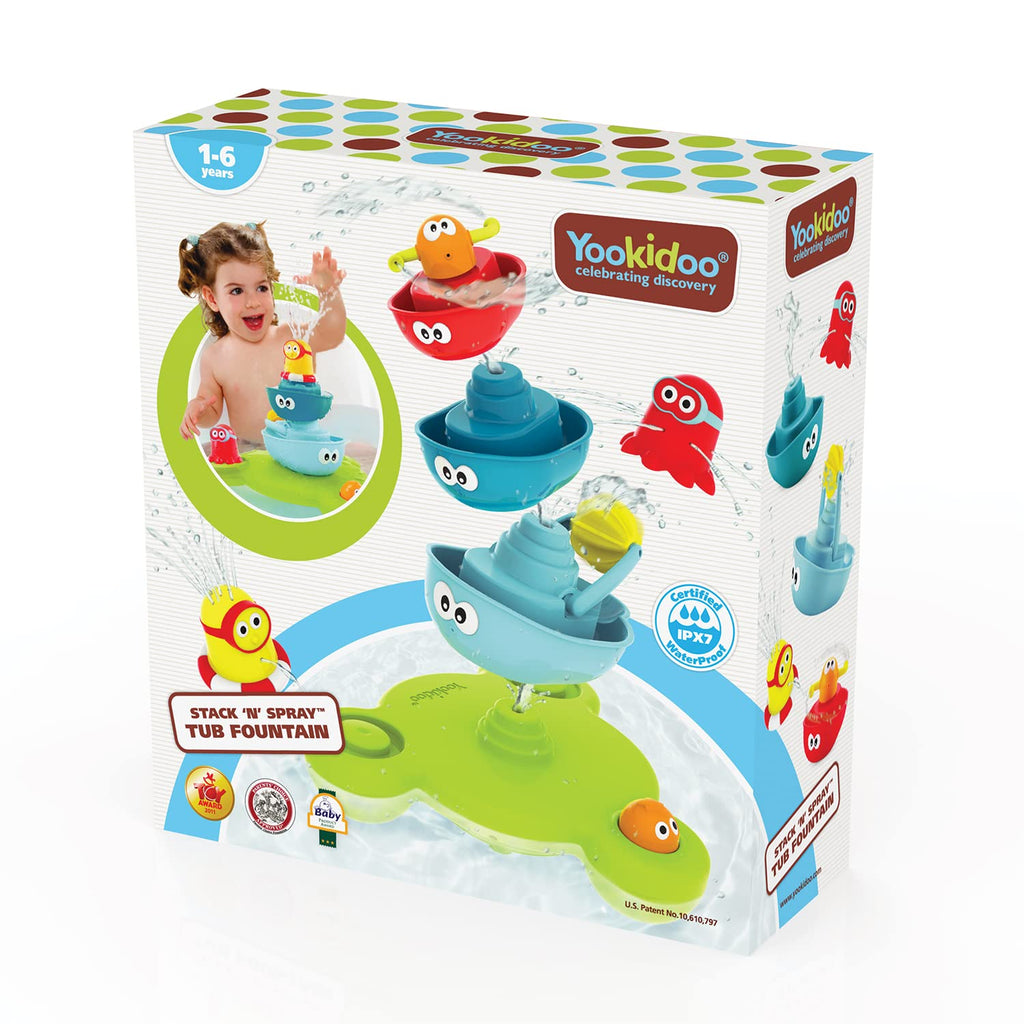Stackable Baby Bath Toy 7 Moveable Pieces H55664