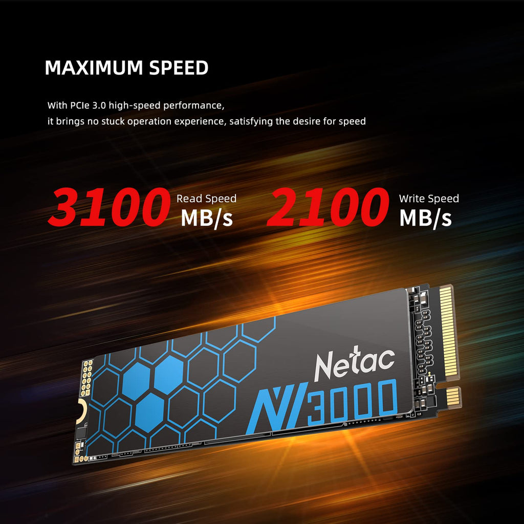 1TB NVMe PCIe Gen3x4 M.2 Internal Solid State Drive with Aluminum Heatspreader H64631