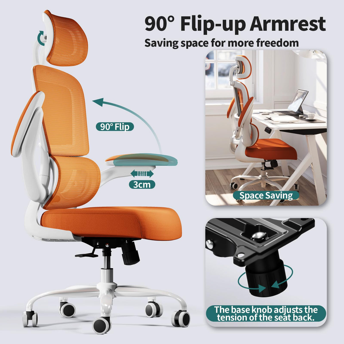 Ergonomic Office Chair with Lumbar Support Q56745