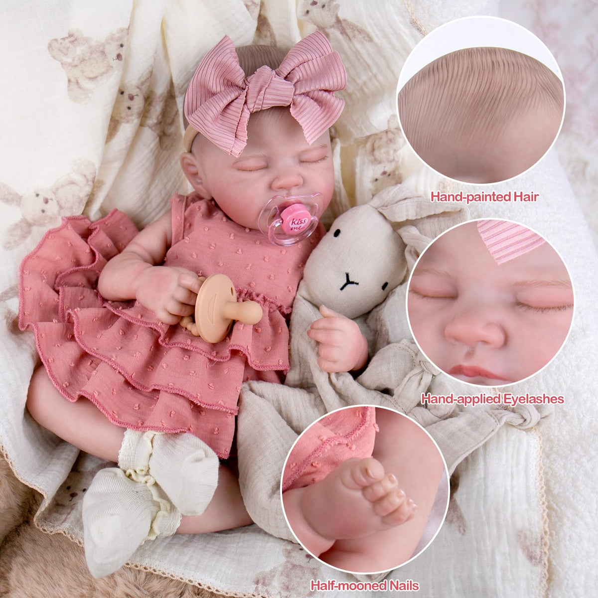 Realistic Reborn Baby Dolls 20" S832