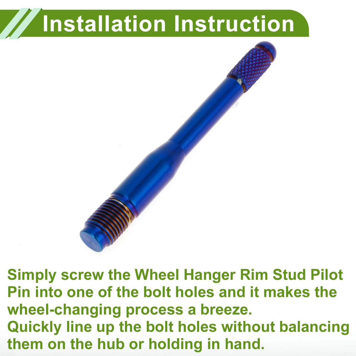M14x1.5 120mm Stainless Steel Wheel Alignment Pin A40673
