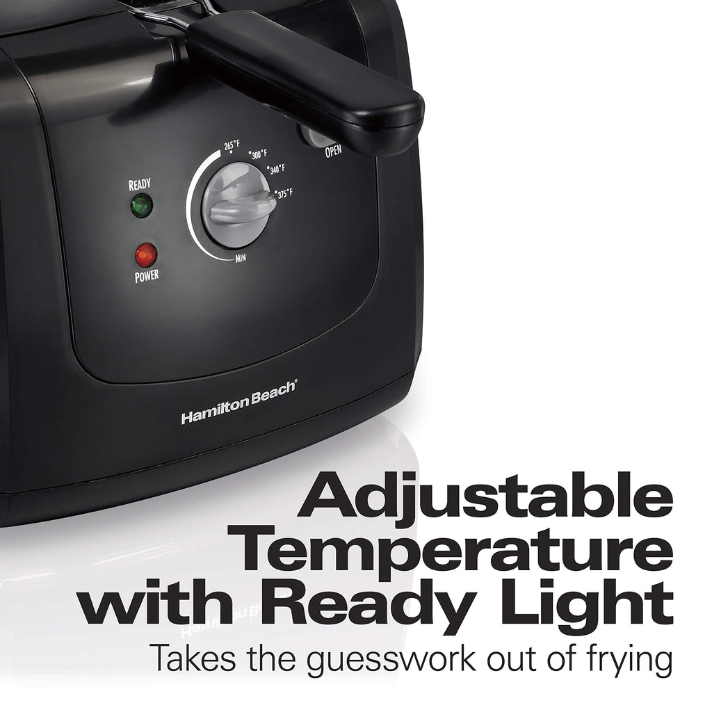 Cool Touch Electric Deep Fryer with Basket W2506