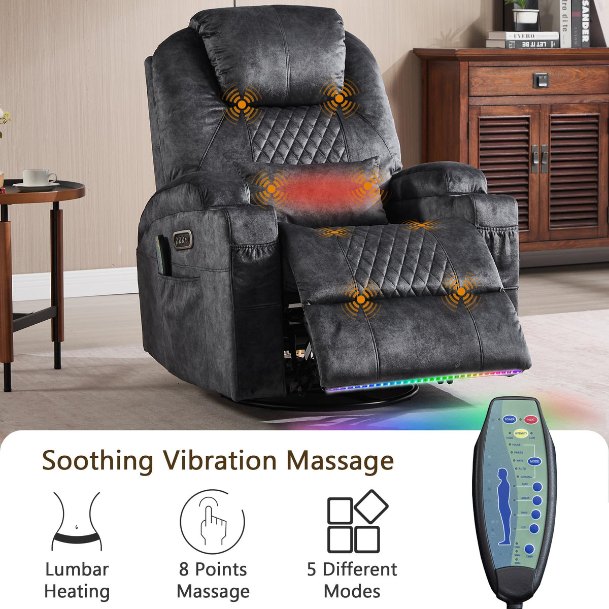 Power Swivel Rocker Recliner Chair F668347