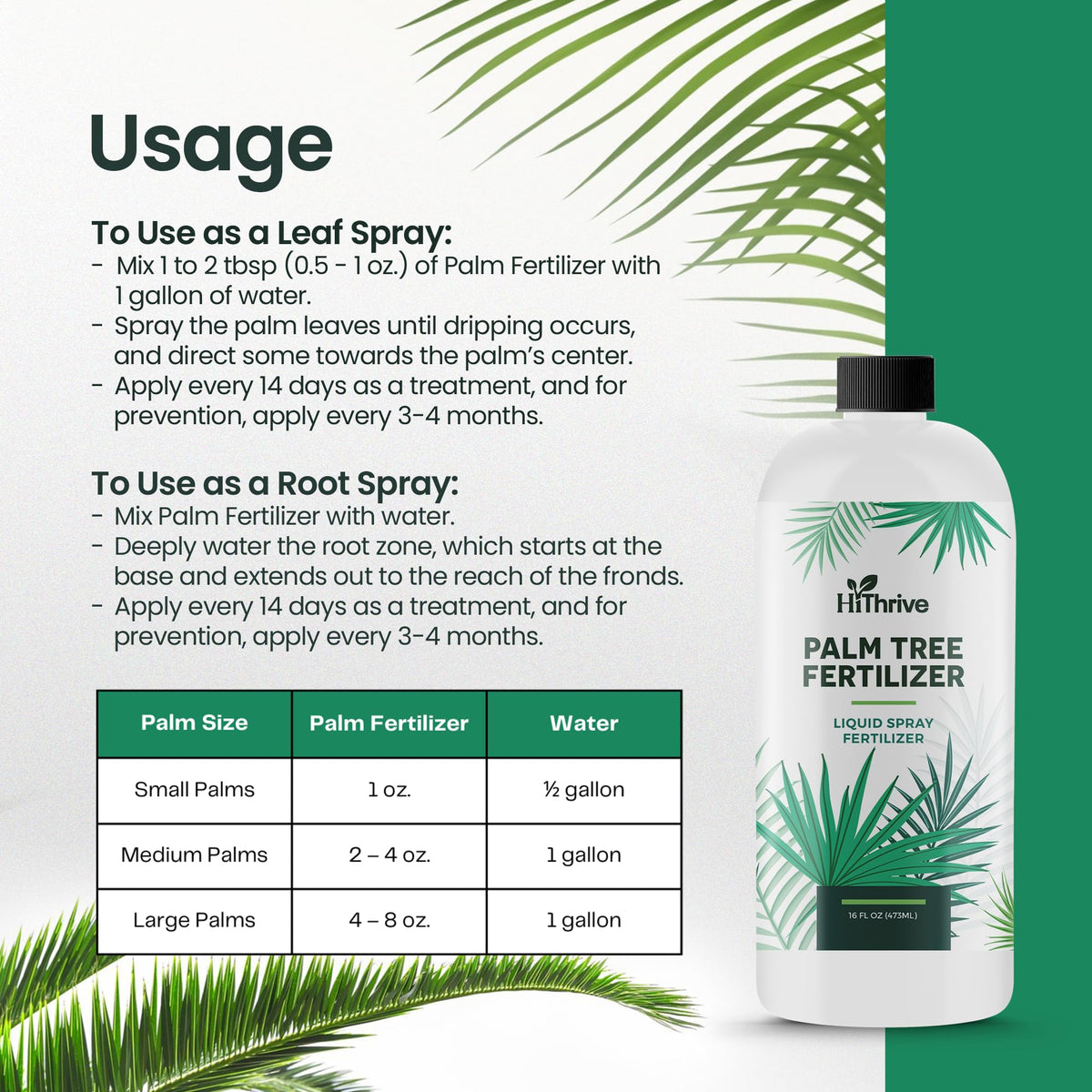 16oz Palm Tree Fertilizer C4552