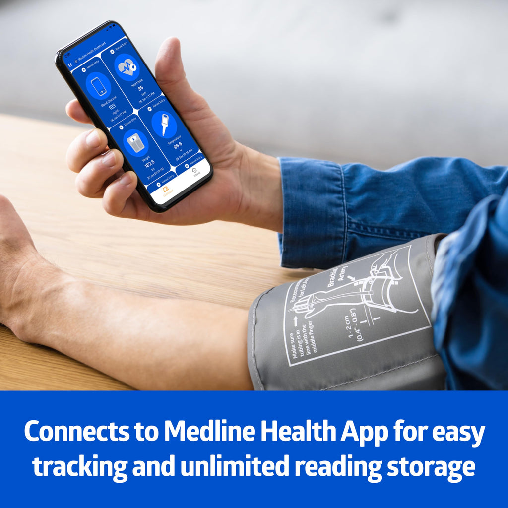 Bluetooth Blood Pressure Monitor with Upper Arm Cuff K516