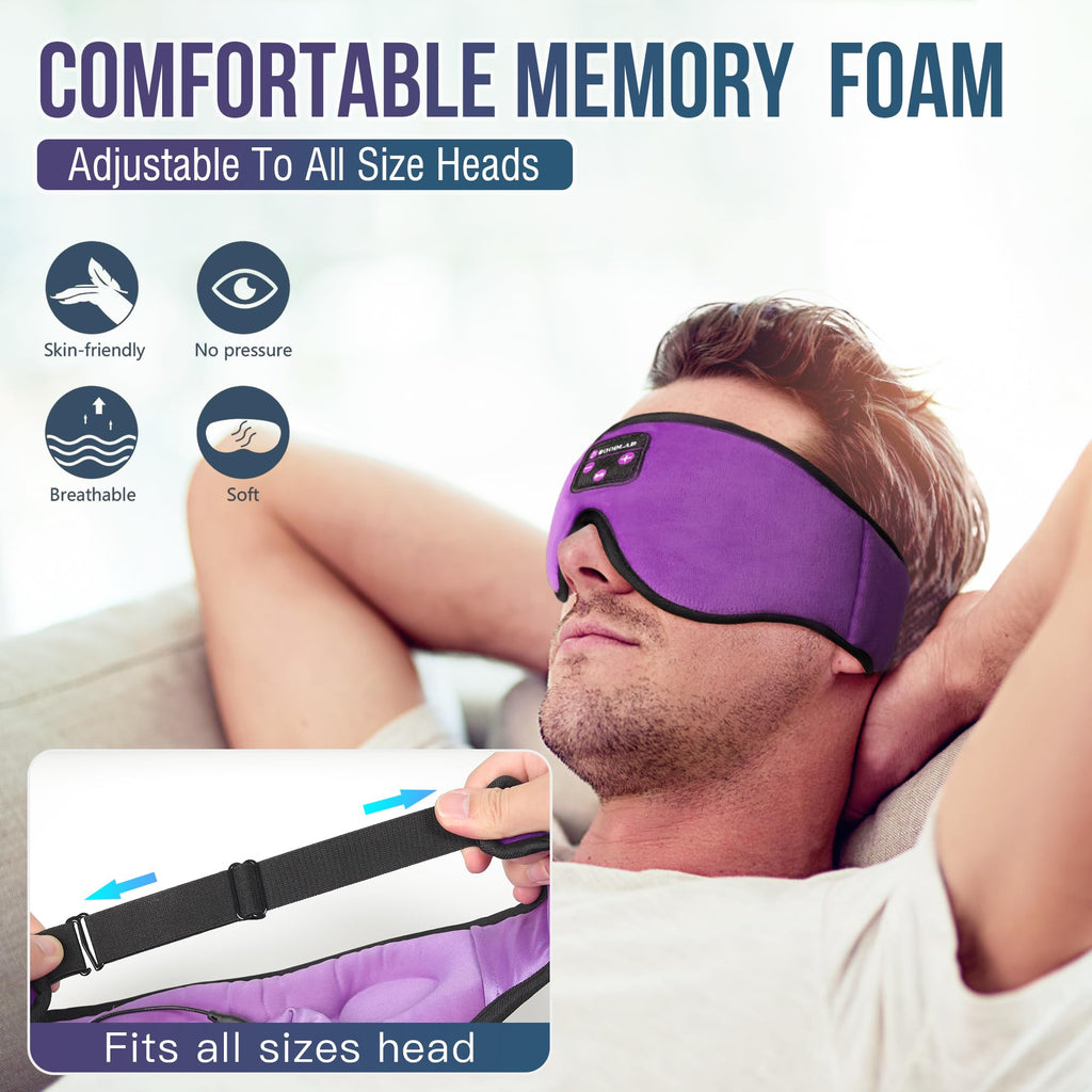 Sleep Mask with Bluetooth Headphones Z638