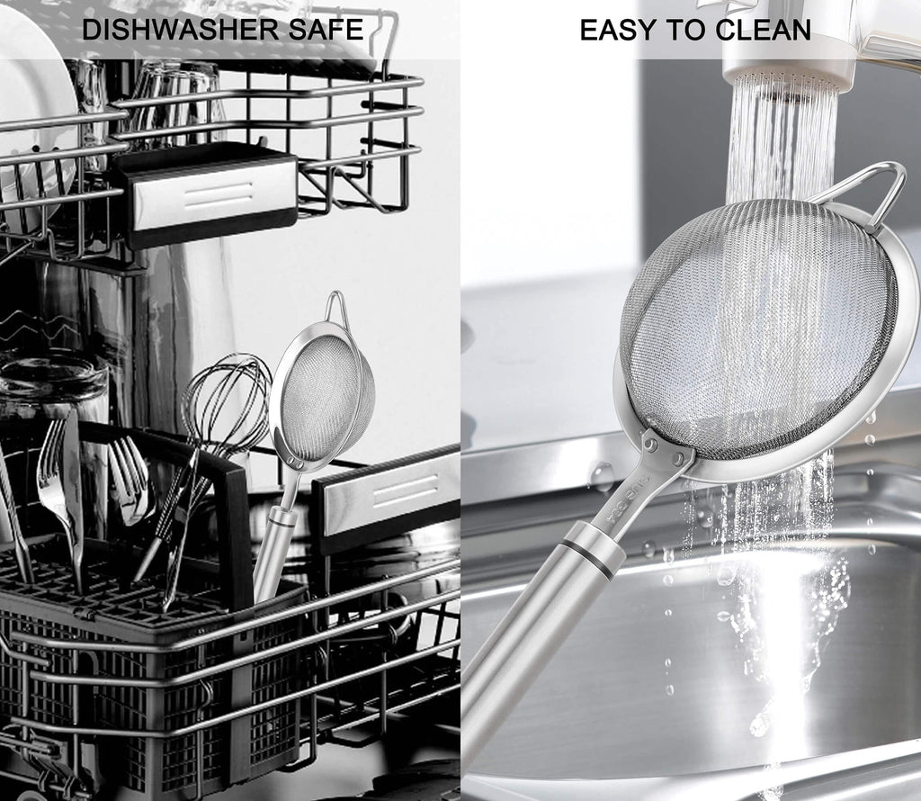 Fine Mesh Stainless Steel Strainer T3542