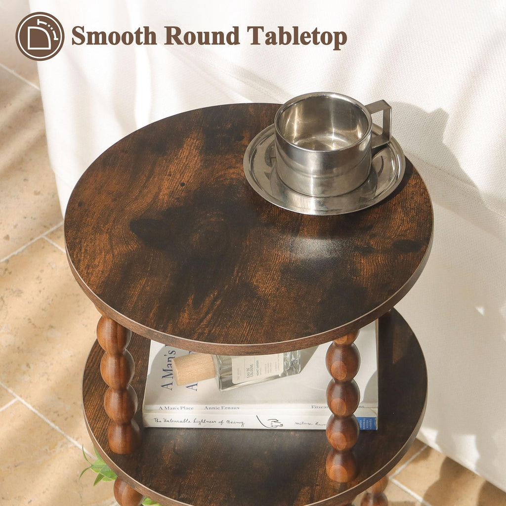 Small 3-Tier Round Side Table M5143