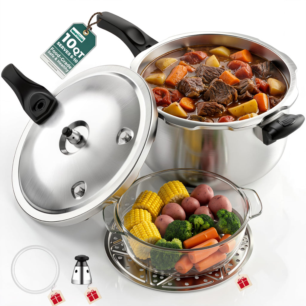 10 Quart Stainless Steel Pressure Cooker V53531