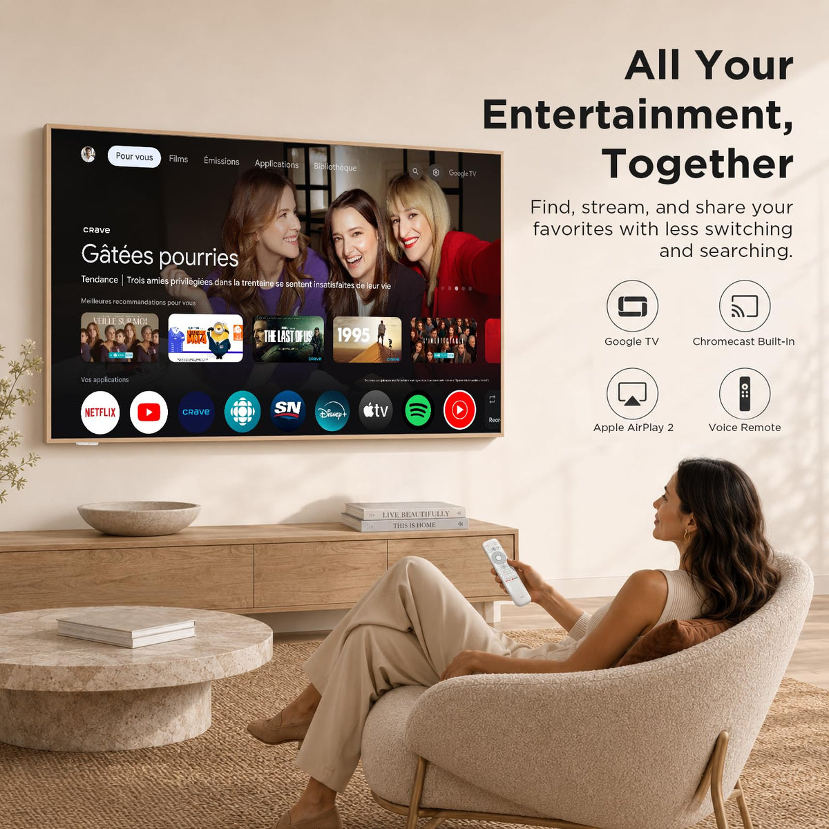 85" QLED 4K Smart TV D6189