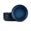 Blue Stoneware Pasta Bowls Set of 4 V316144