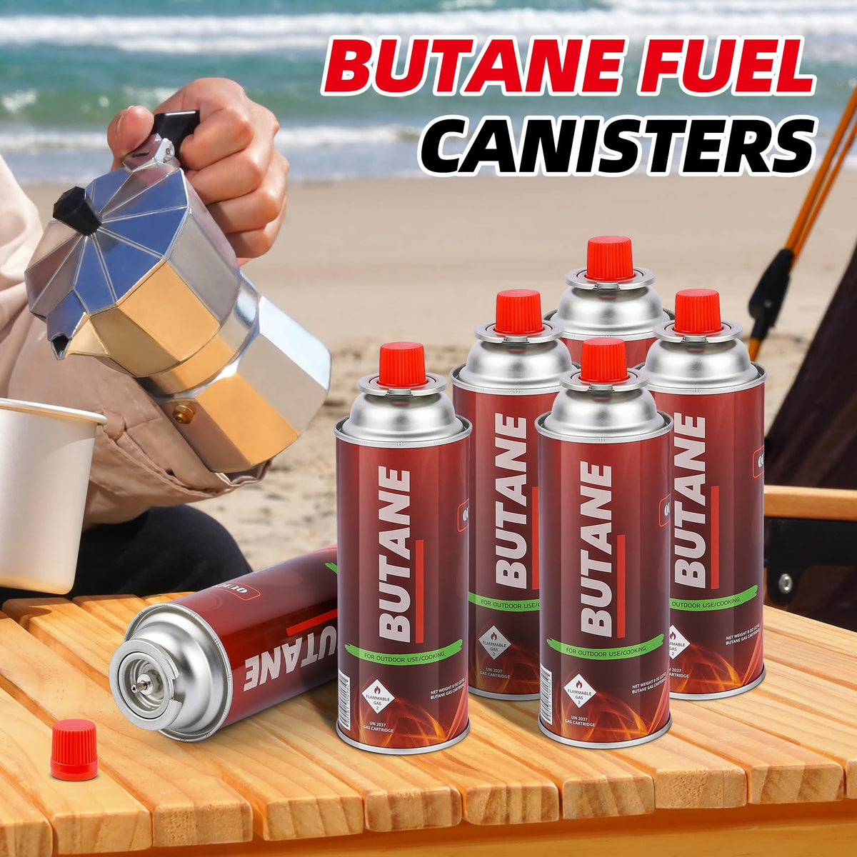 Butane Fuel Canister 12 x 8oz G3945