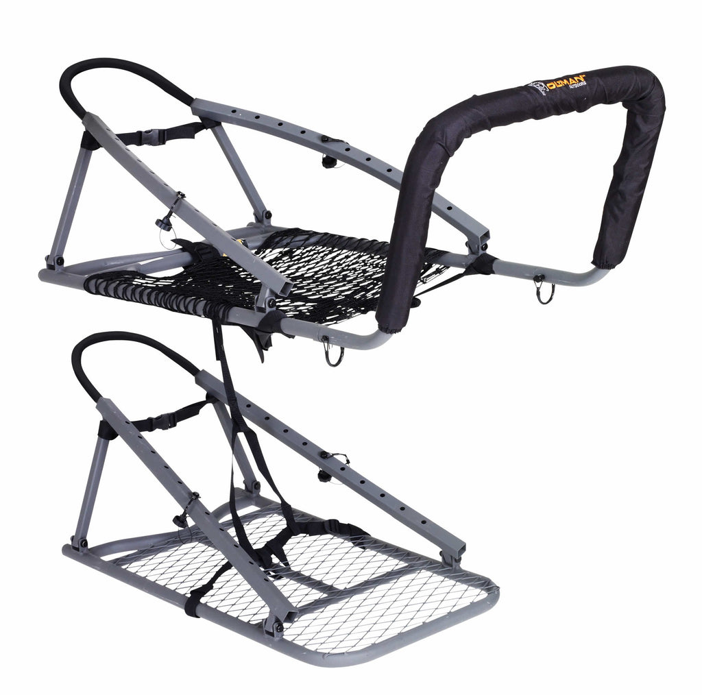 Steel Climbing Stand with 21" Wide Net Seat T28066
