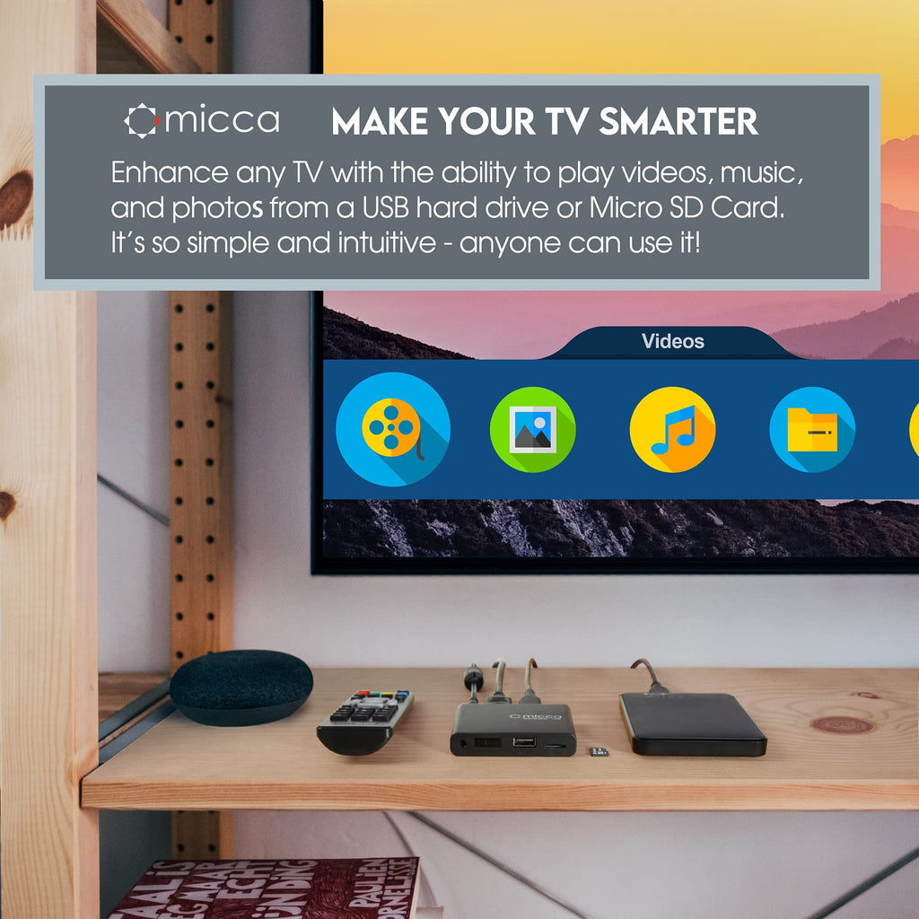 4K Ultra-HD USB and microSD Media Player O318295