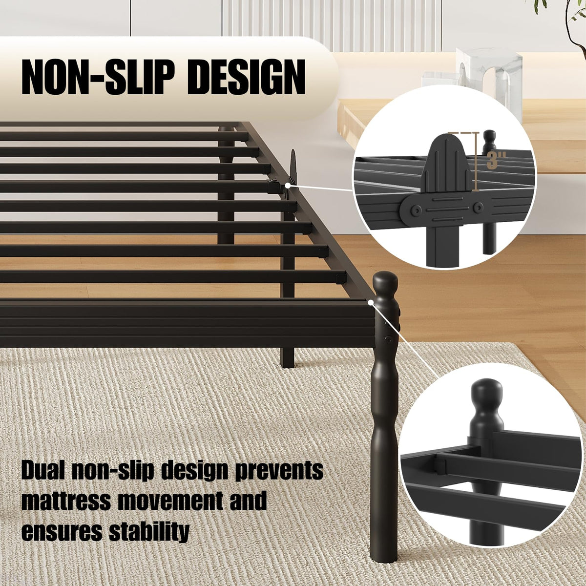 18" Metal Queen Platform Bed Frame V921432