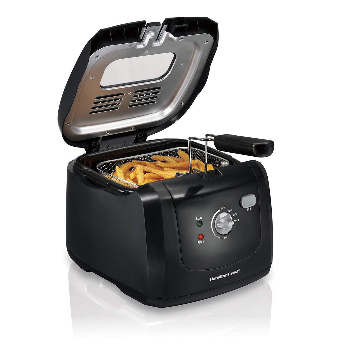 Cool Touch Electric Deep Fryer with Basket W2506