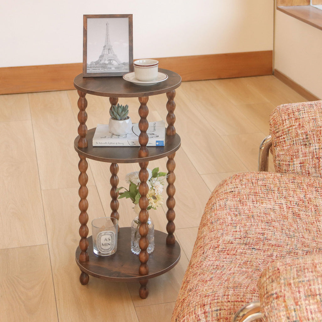 Small 3-Tier Round Side Table M5143