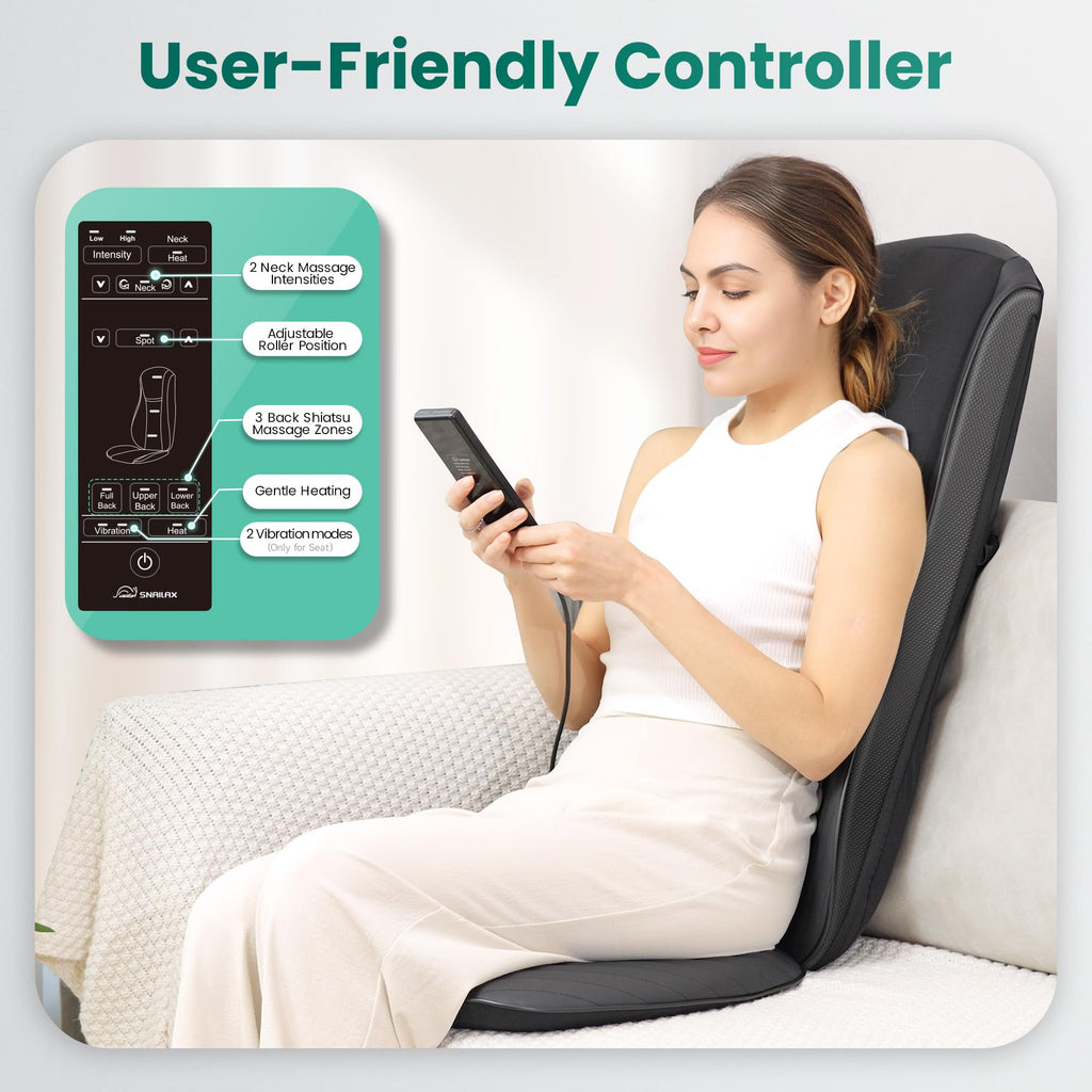 Shiatsu Neck Back Massager with Heat B389364