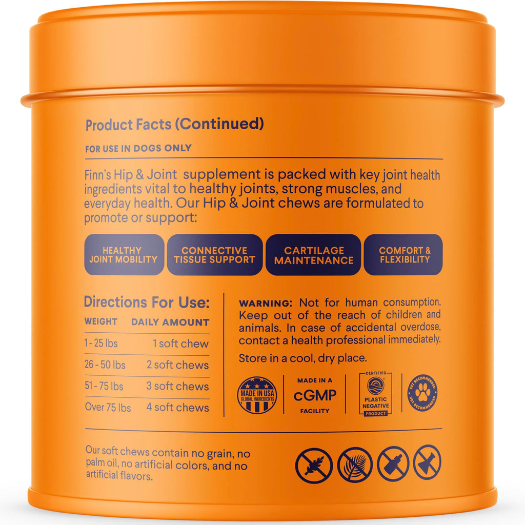 Hip & Joint Chews for Dogs, 90 Ct L764326