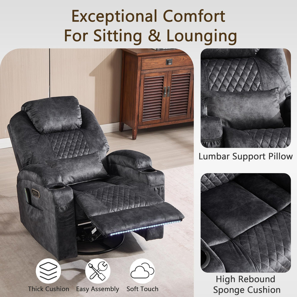 Power Swivel Rocker Recliner Chair F668347
