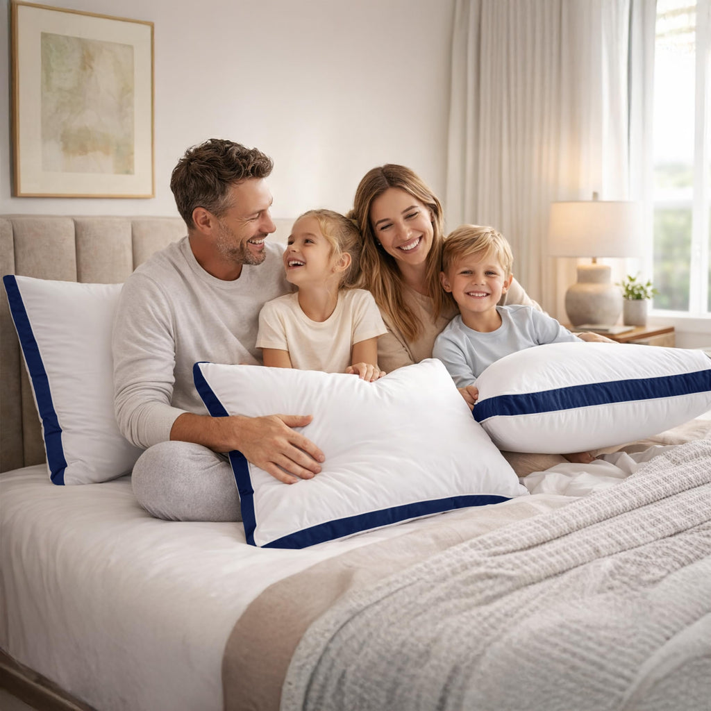 King 2 Pack Down Alternative Gusseted Pillows G674
