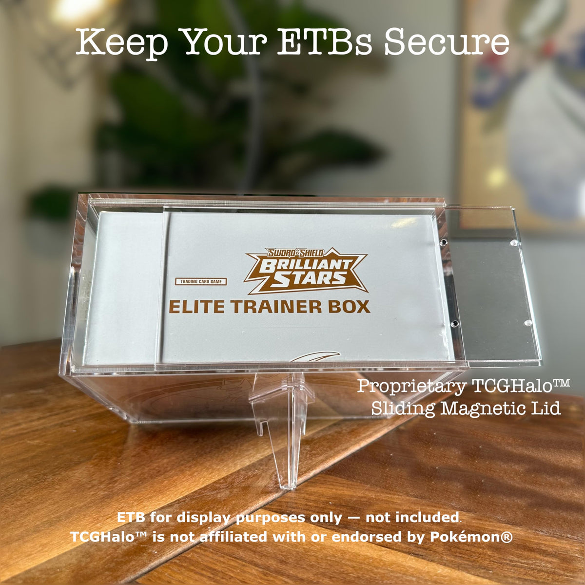 3 Pack Clear Acrylic ETB Display Case Z406