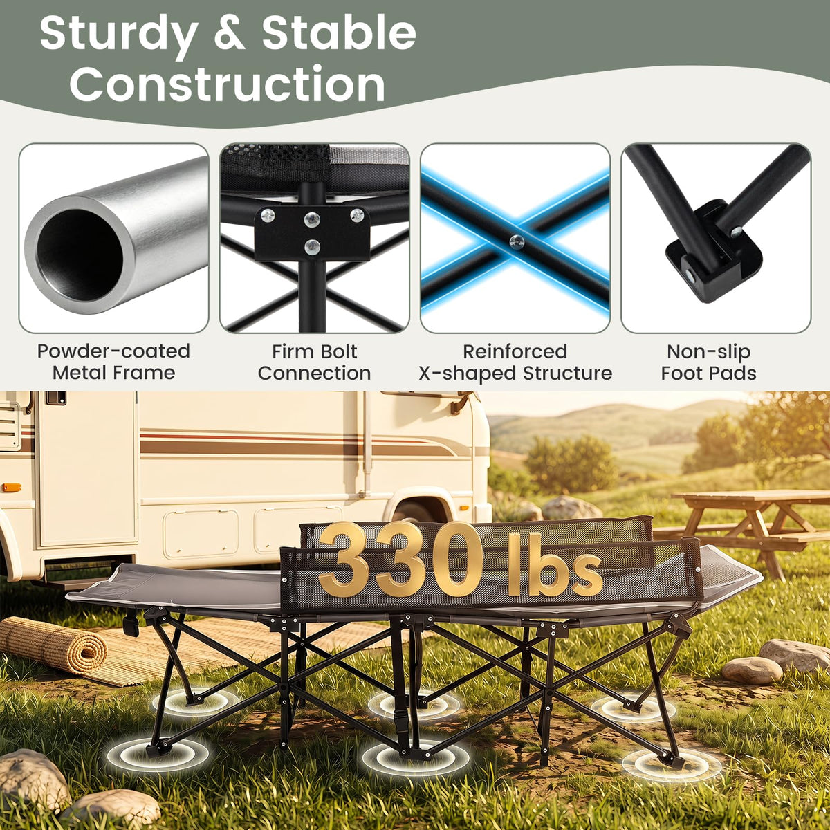 Foldable Kids Cot U614562
