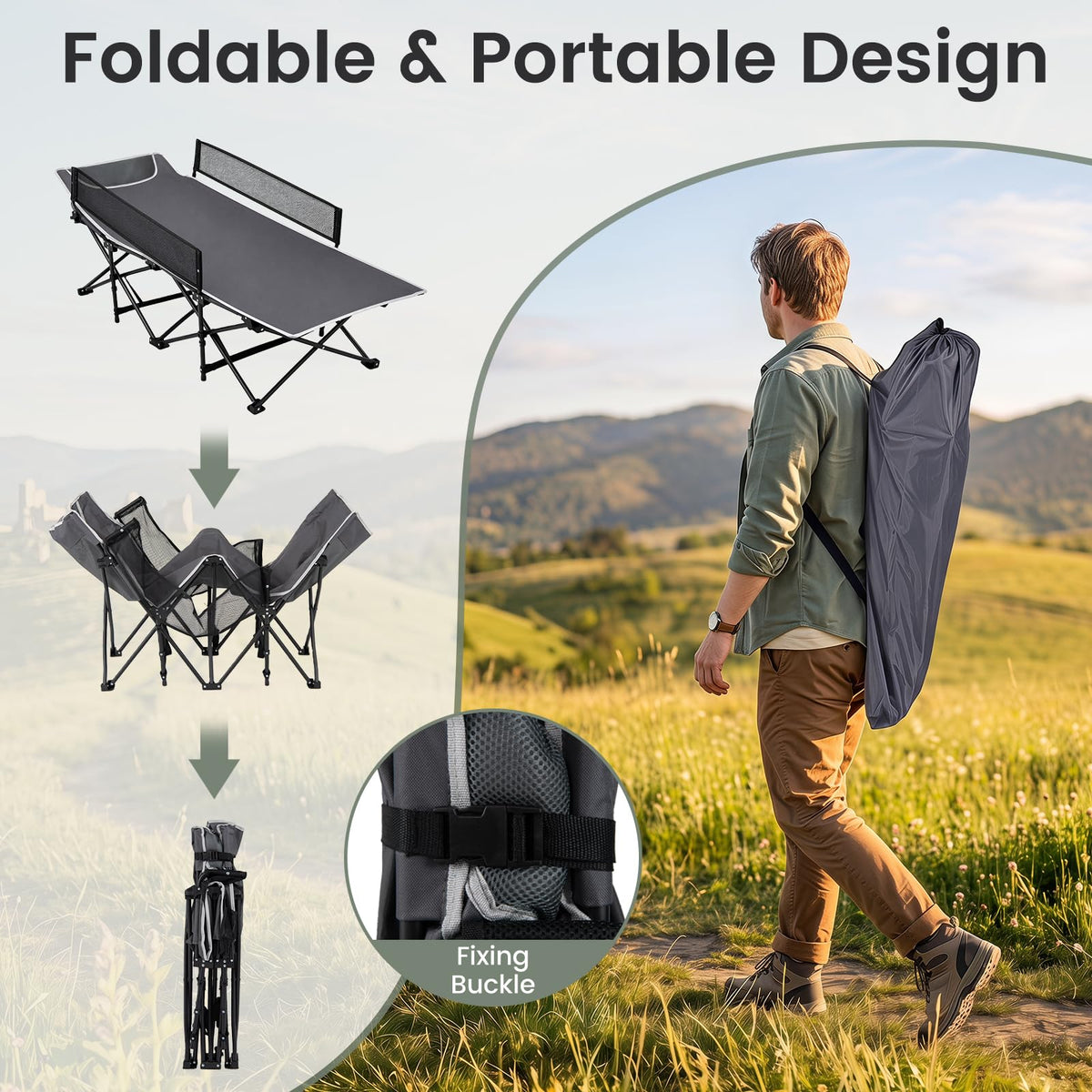 Foldable Kids Cot U614562