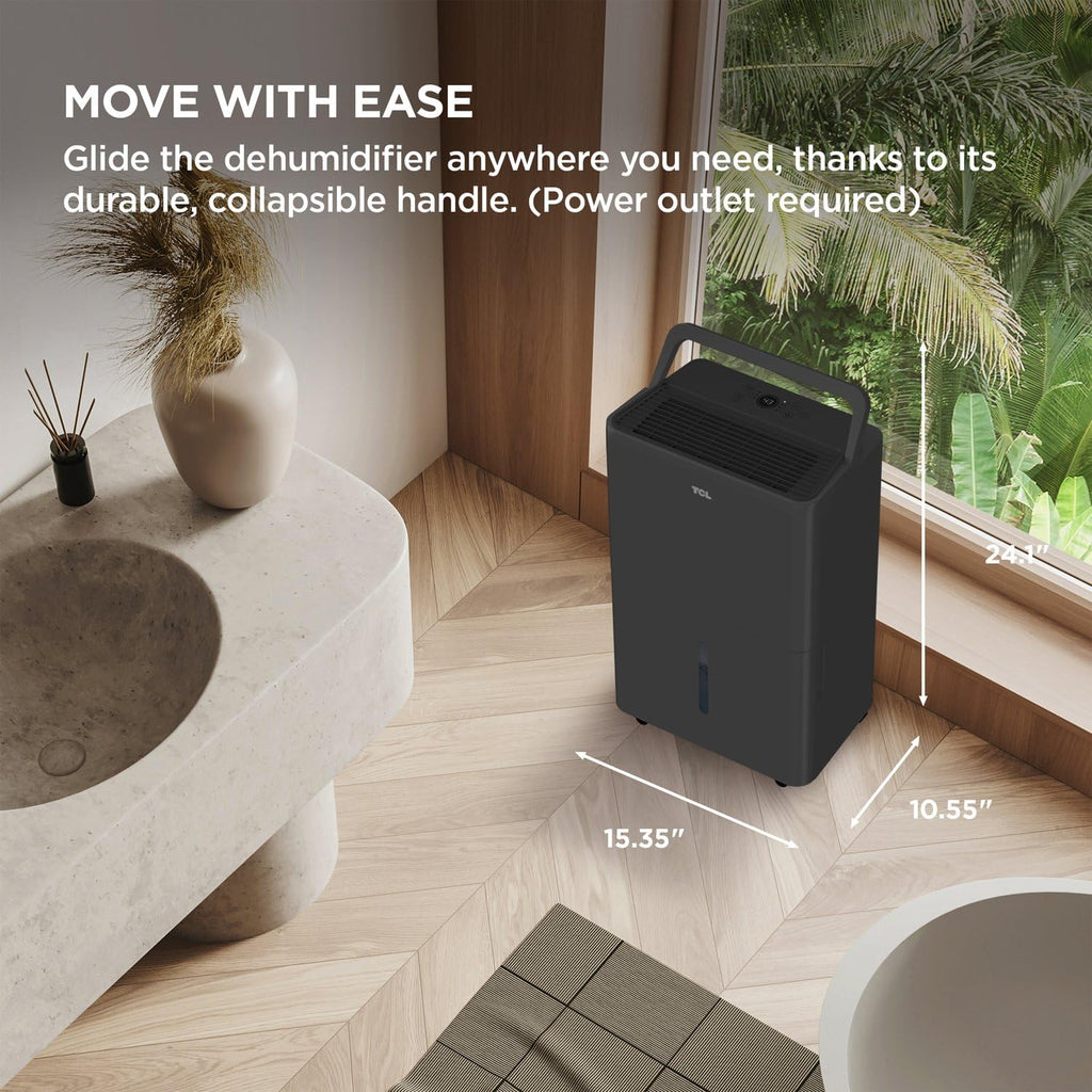 50-Pint Portable Smart Dehumidifier with Pump D373353